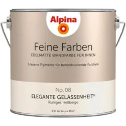 Hausanstrich 29 Alpina Feine Farben No. 8 Elegante Gelassenheit® Edelmatt 2,5 Liter